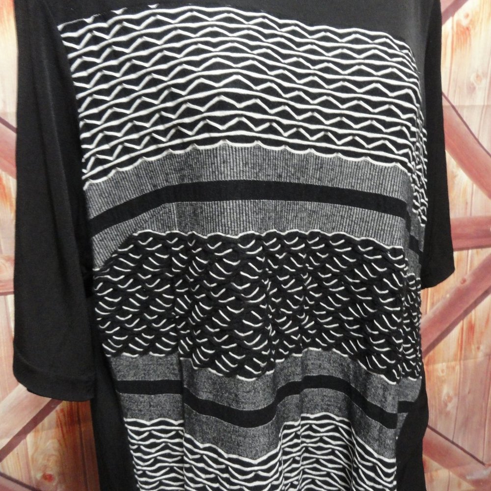 Ron & Ali black & white blouse~short sleeve~ - Picture 3 of 5